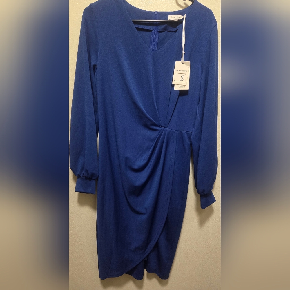 Elegant Navy Blue Dress